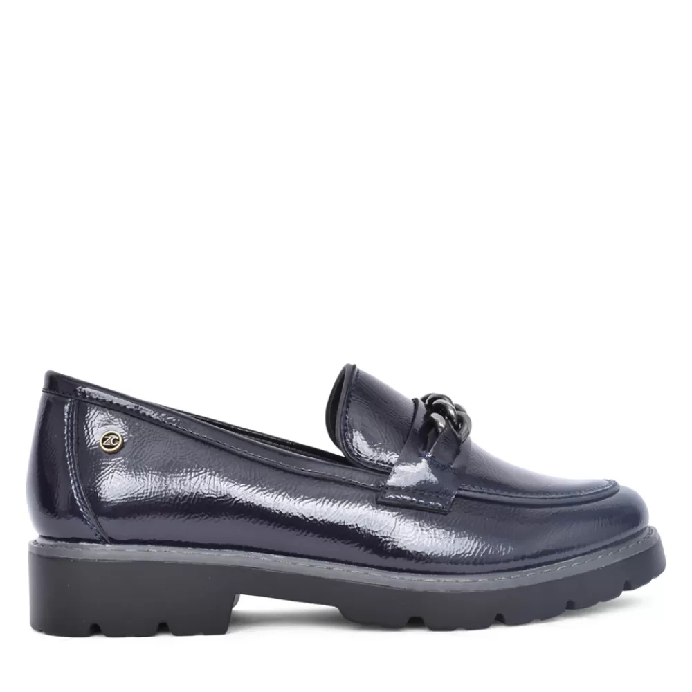 Ladies ZANNI & CO Ladies Daqia Loafer In Navy