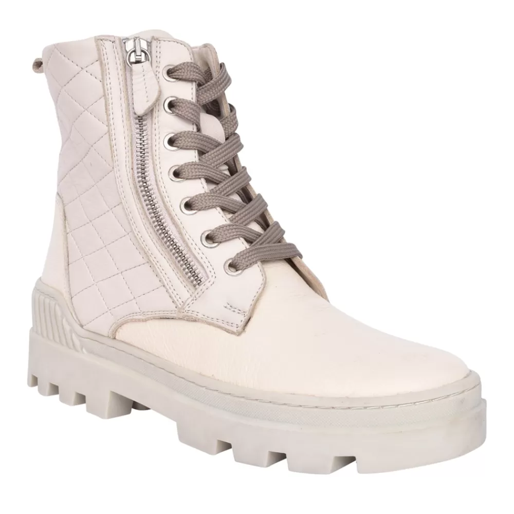 Ladies ADESSO Ladies Drew A7138 Ankle Boot In Cream