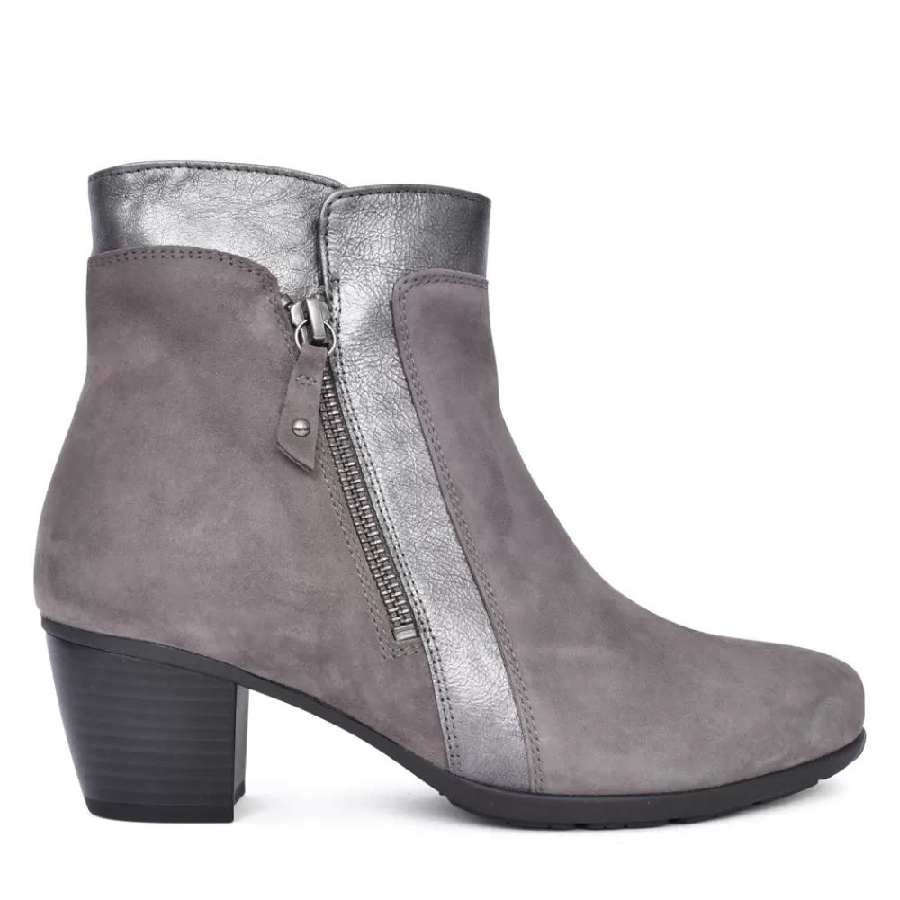 Ladies GABOR Ladies Easter 35.520 Ankle Boot In Dark Grey