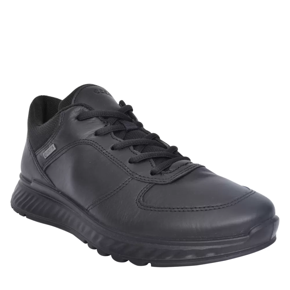 Ladies ECCO Ladies Exostride 835303 Laced Trainer In Black