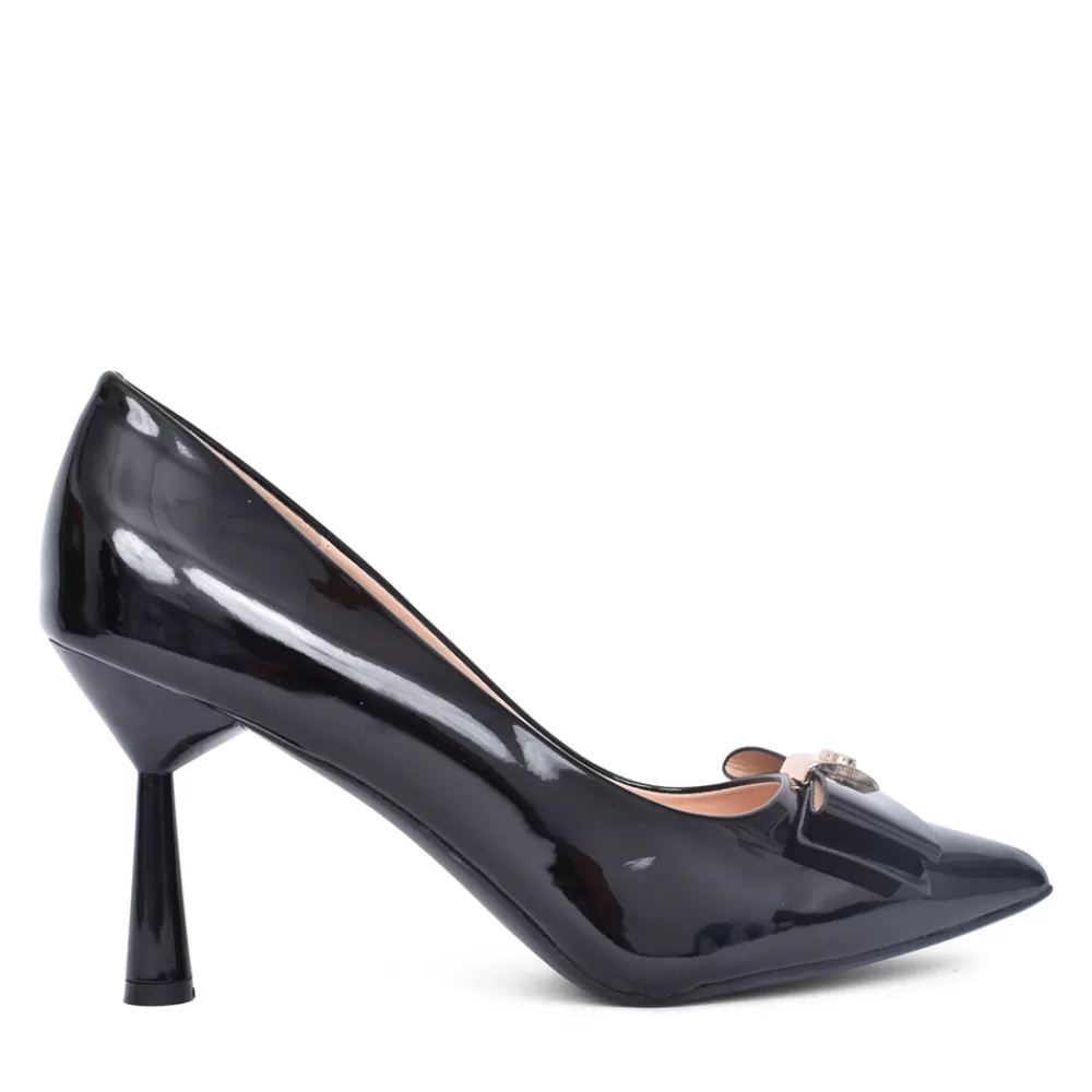 Ladies SORENTO Ladies Fitzwilton Court Shoe In Black