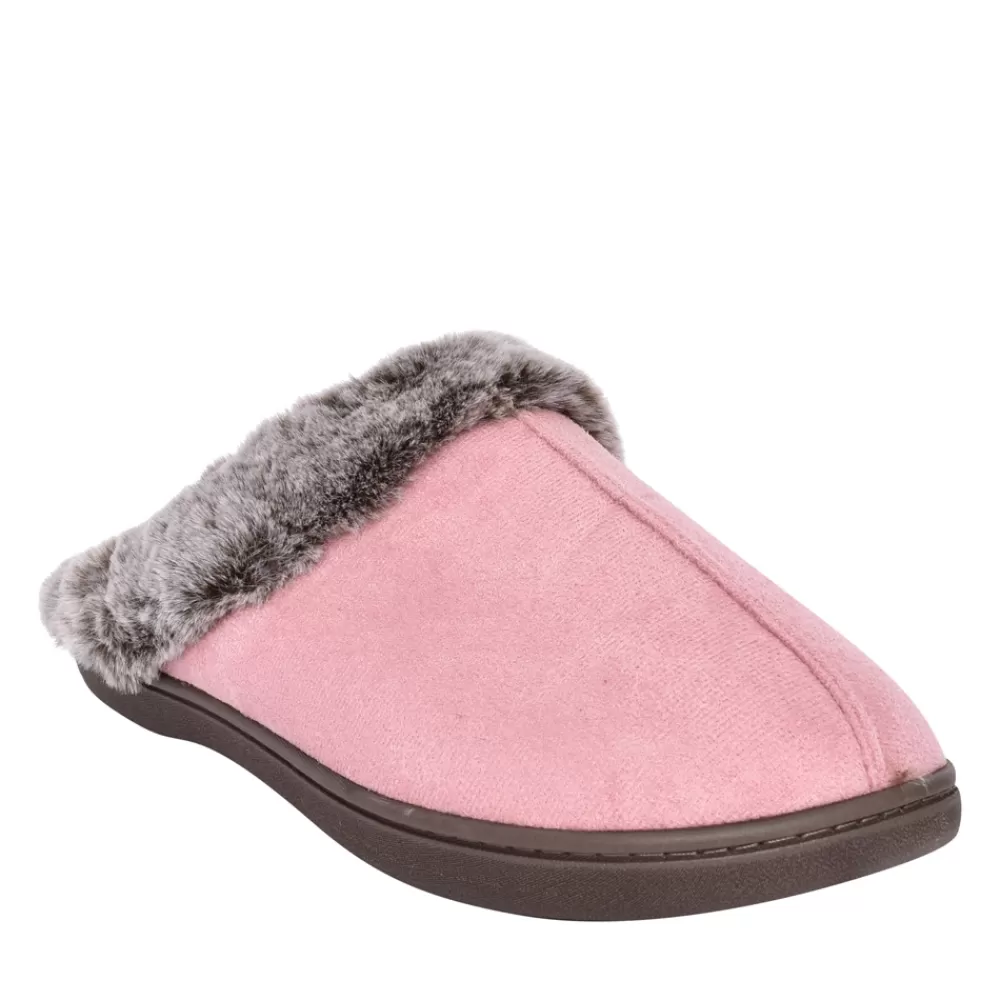 Ladies PADDERS Ladies Florrie 3283 Wide Fit Mule Slipper In Pink