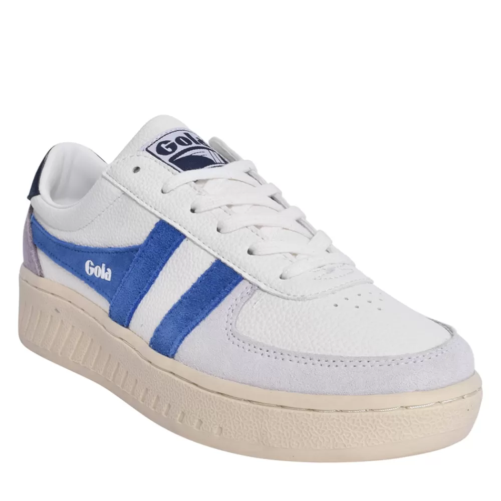 Ladies GOLA Ladies Grandslam Cla415 Laced Trainer In White