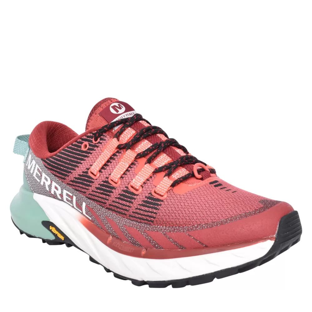 Ladies MERRELL Ladies J067410 Agility Peak 4 Trainer In Coral
