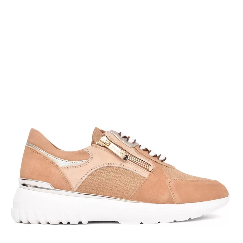 Ladies REGARDE LE CIEL Ladies Kayla-08 Trainer In Sand