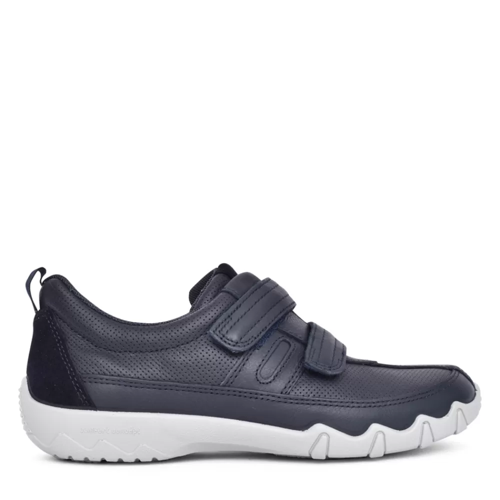 Ladies HOTTER Ladies Luisa Standard Fit Velcro Trainer In Navy