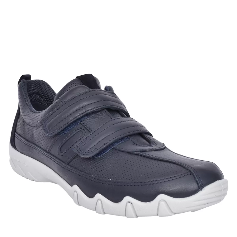 Ladies HOTTER Ladies Luisa Standard Fit Velcro Trainer In Navy