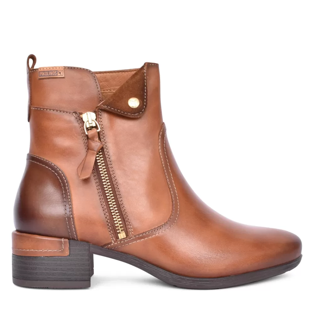 Ladies PIKOLINOS Ladies Malaga Ankle Boot In Tan