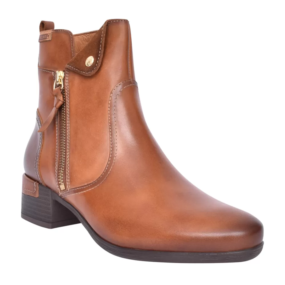 Ladies PIKOLINOS Ladies Malaga Ankle Boot In Tan