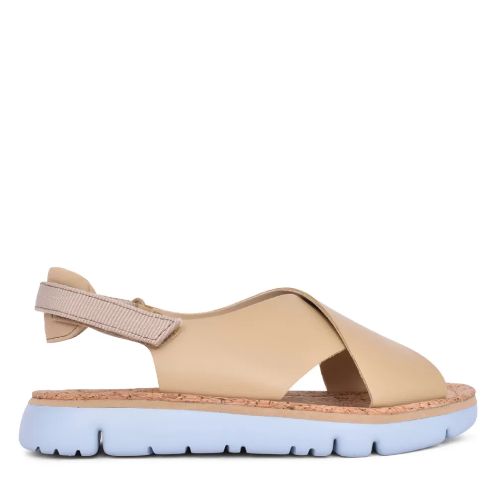 Ladies CAMPER Ladies Oruga Sandal In Beige