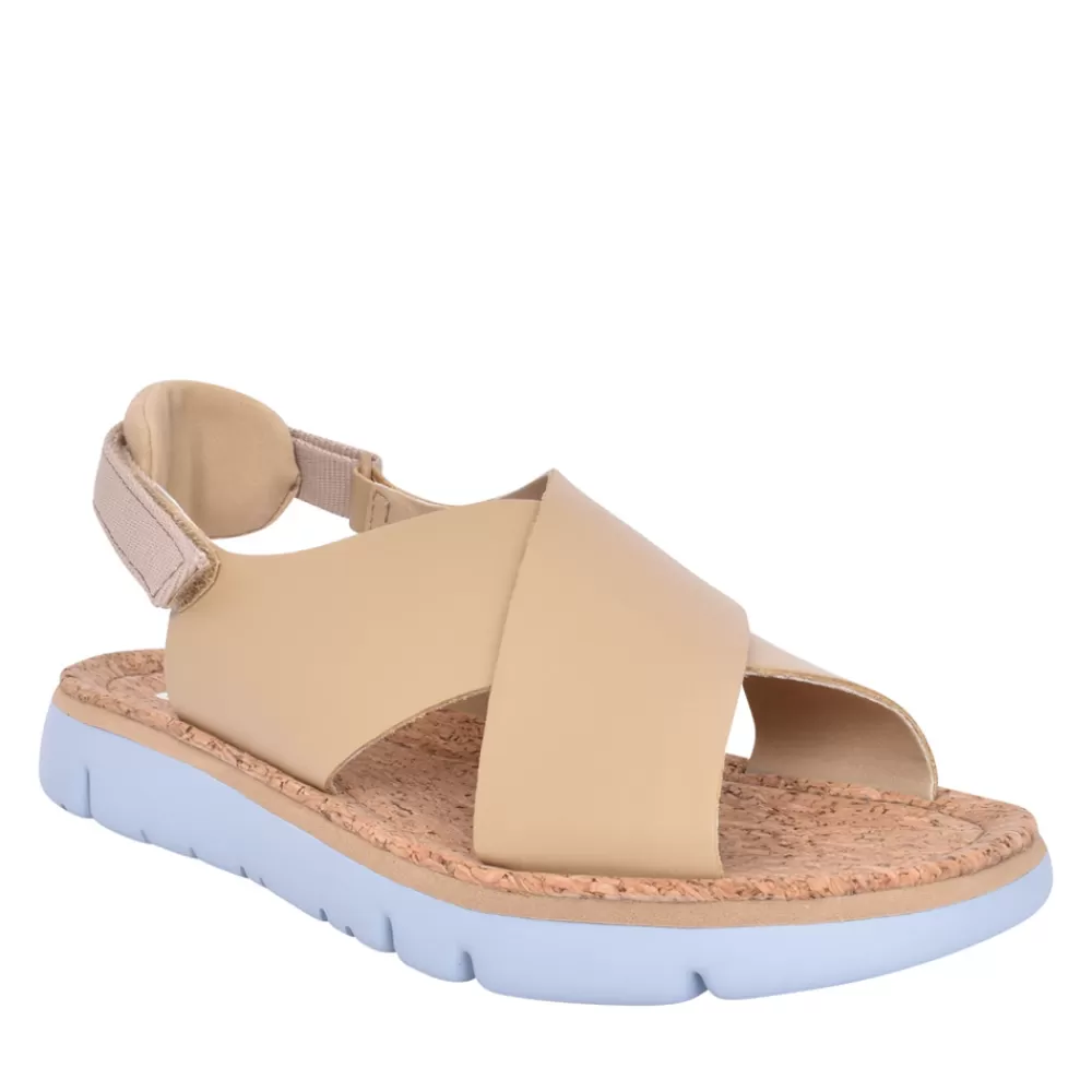 Ladies CAMPER Ladies Oruga Sandal In Beige