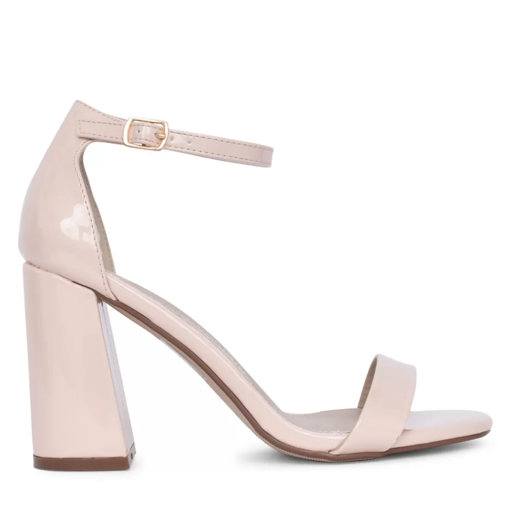 Ladies MILLIE & CO Ladies Tasha Block Heel Sandal In Nude