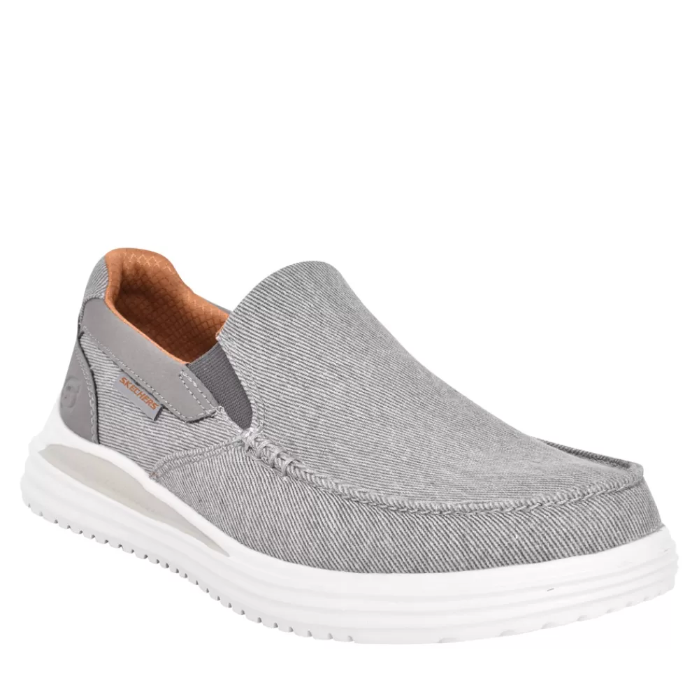 Mens SKECHERS Mens 204785 Suttner Slip-On Trainer In Taupe