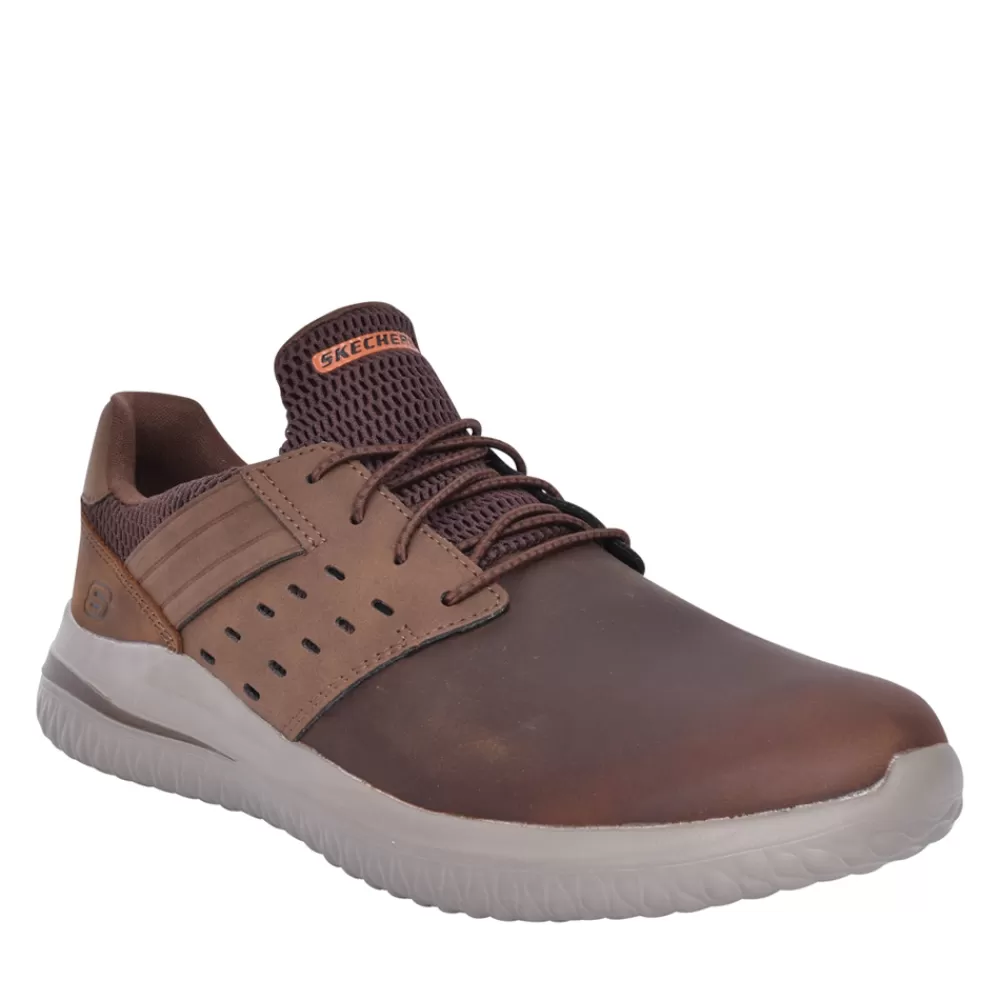 Mens SKECHERS Mens 210308 Ezra Trainer In Brown