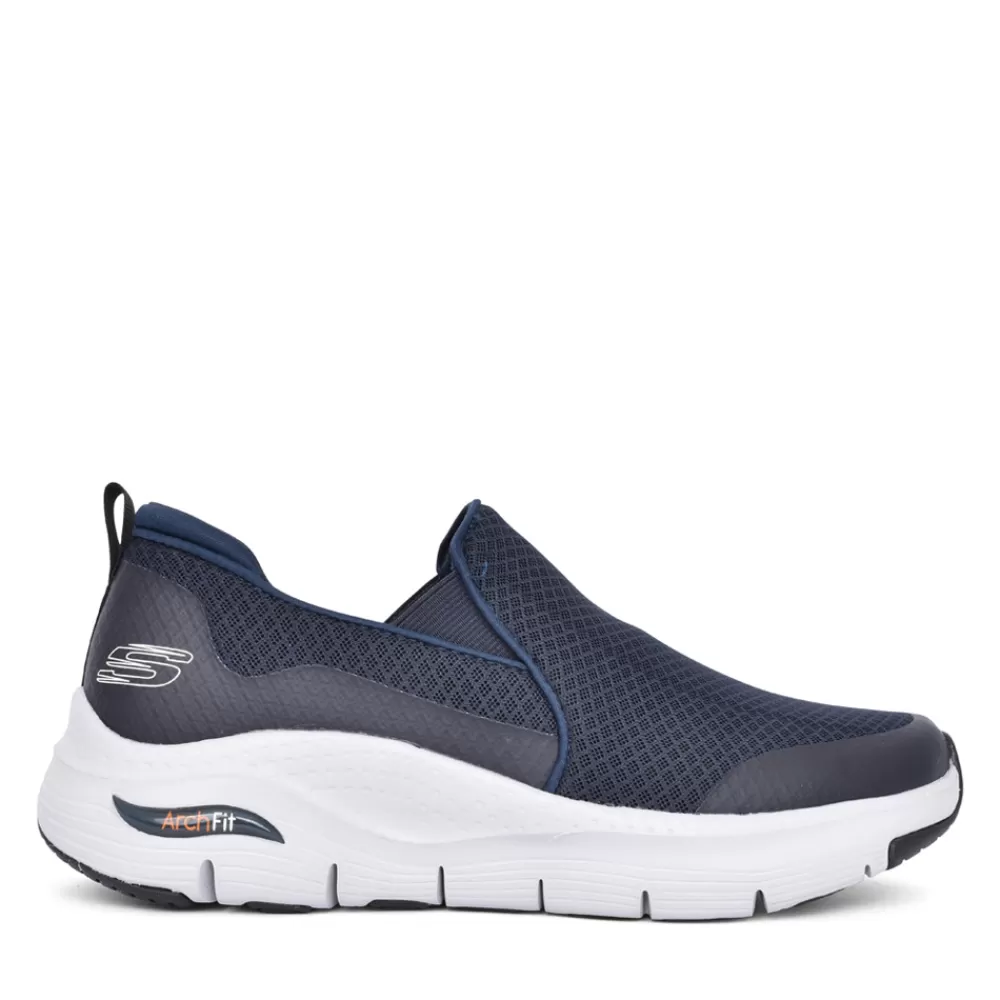 Mens SKECHERS Mens 232043 Banlin Slip-On Trainer In Navy