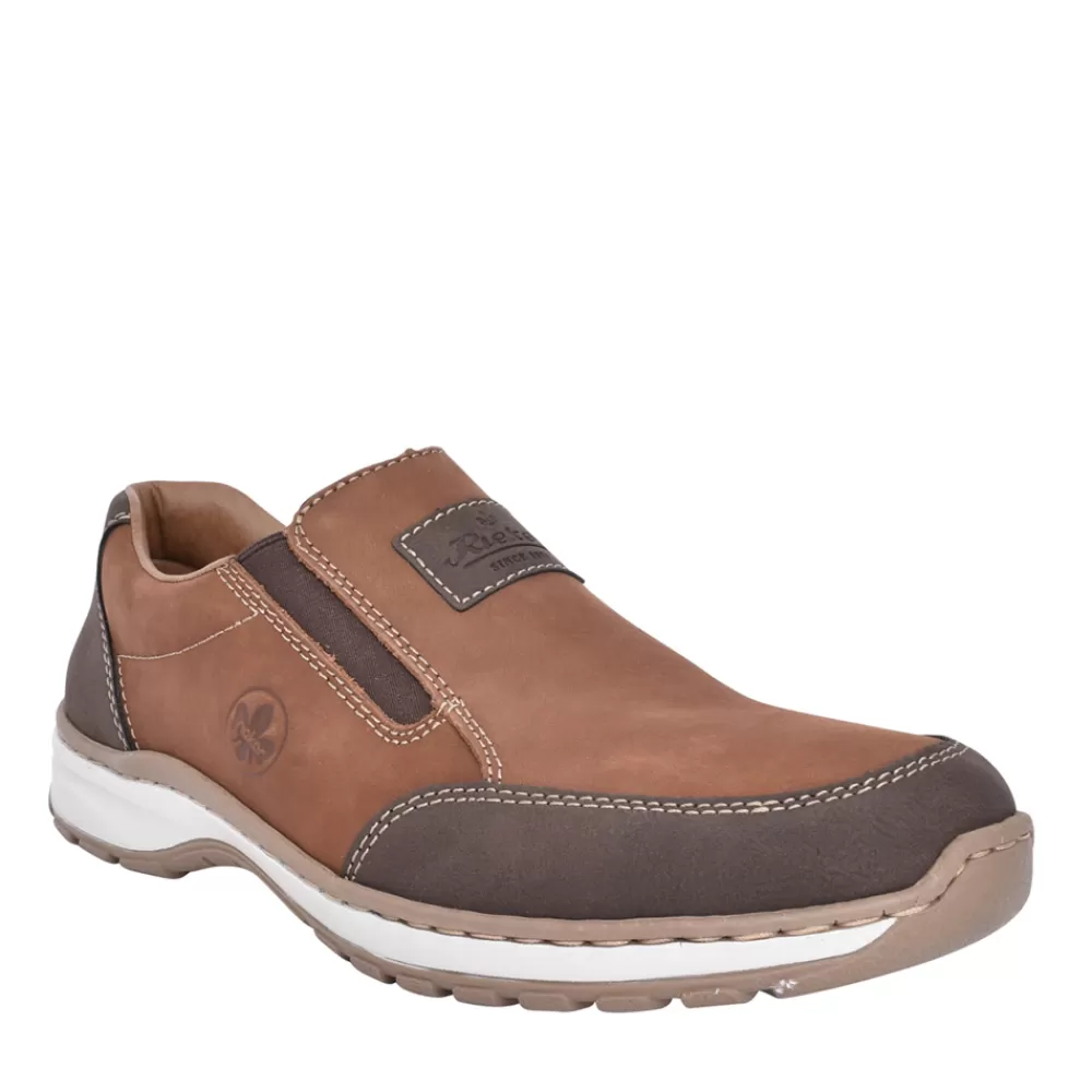 Mens RIEKER Mens 3354 Slip-On Shoe In Brown