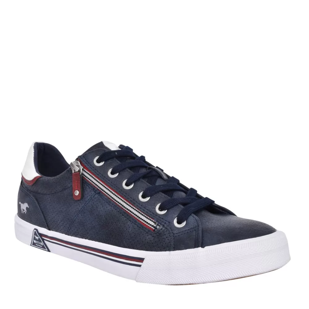 Mens MUSTANG Mens 4162301 Lace Up Shoe In Navy