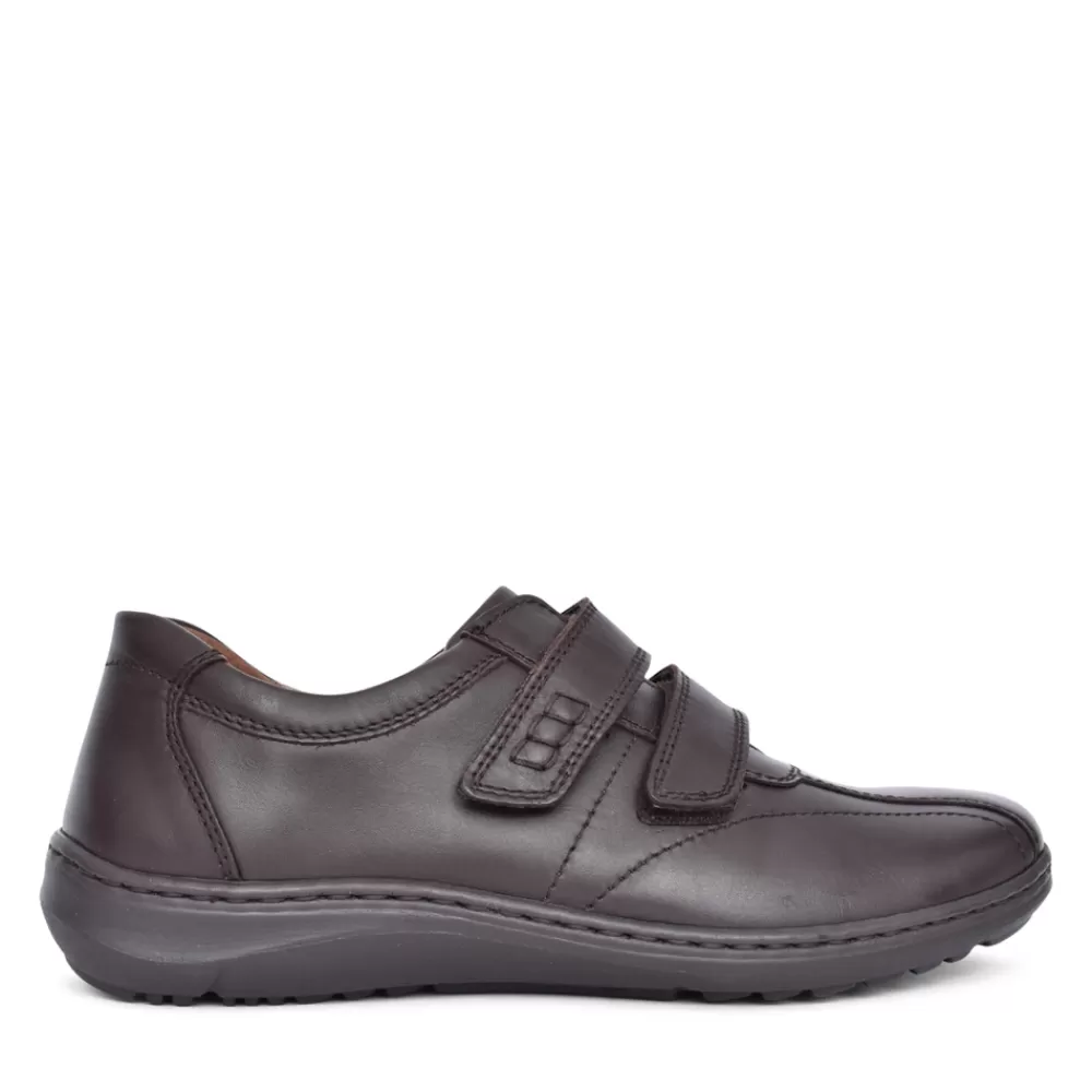 Mens WALDLAUFER Mens 478301 Herwig H-Fit Shoe In Dark Brown