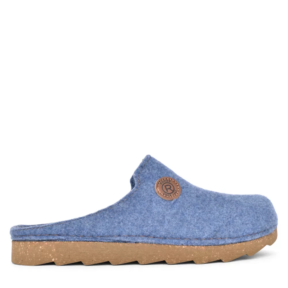 Mens ROHDE Mens 7100 Mule Slipper In Blue