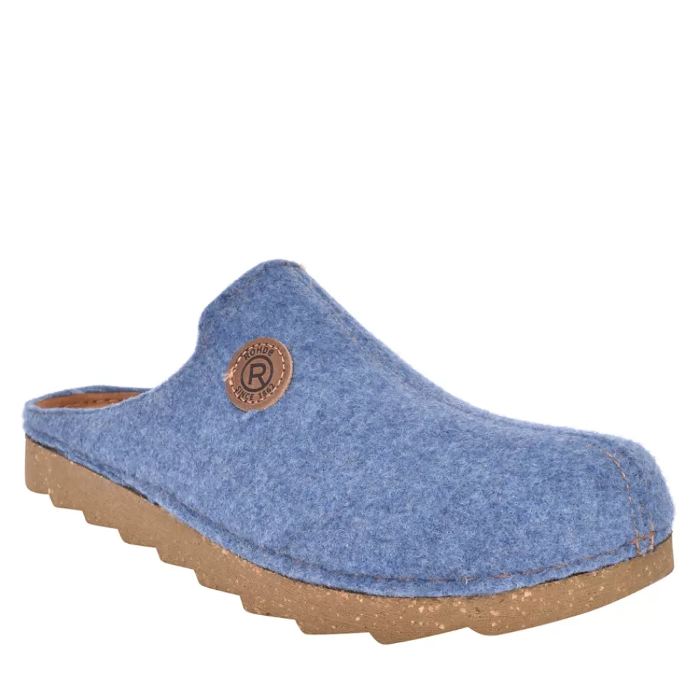 Mens ROHDE Mens 7100 Mule Slipper In Blue