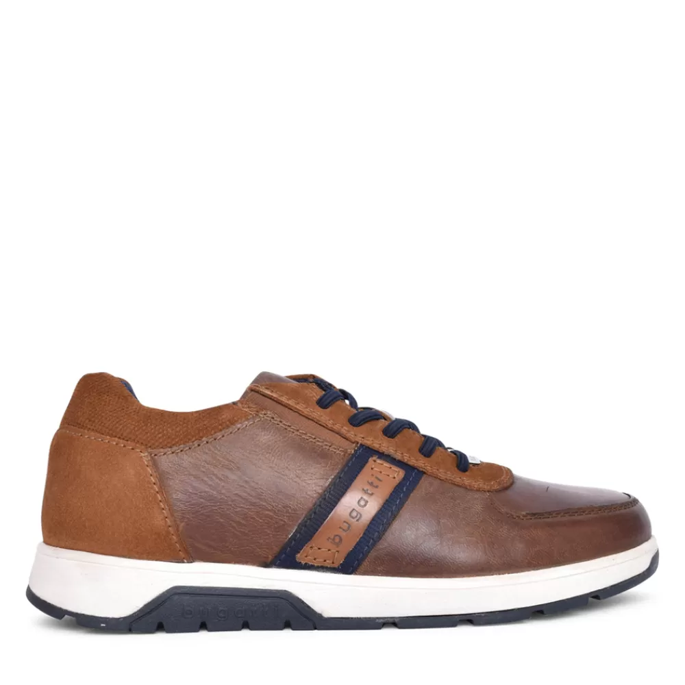 Mens BUGATTI Mens A5E04 Shoe In Brown