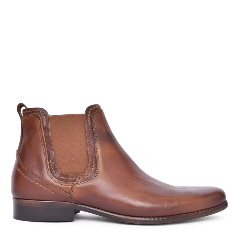 Mens ESCAPE Men's Austin Chelsea Boot In Roasted Chestnut