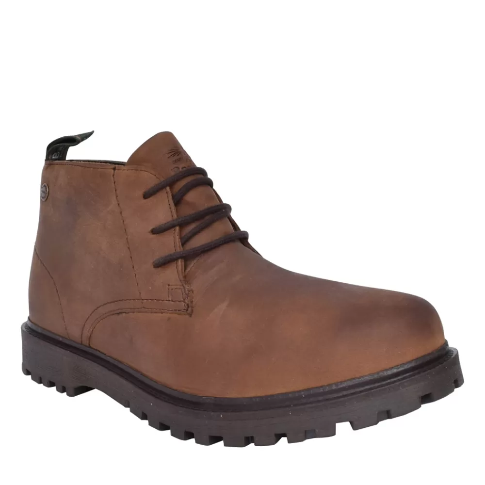 Mens BARBOUR Mens Cairngorm Laced Ankle Boot In Tan