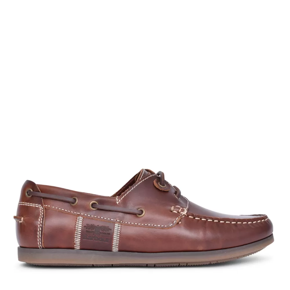 Mens BARBOUR Mens Capstan Boat Shoe In Brown