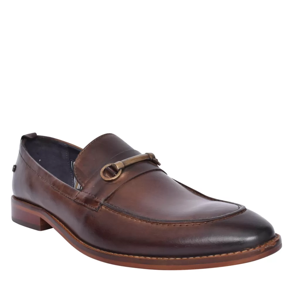 Mens BASE LONDON Mens Coda Slip-On Shoe In Brown