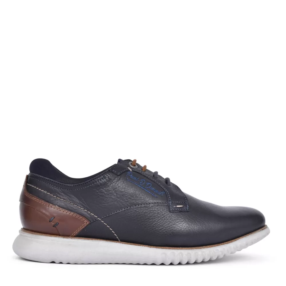 Mens POD Mens Corvette Lace Up Shoe In Navy