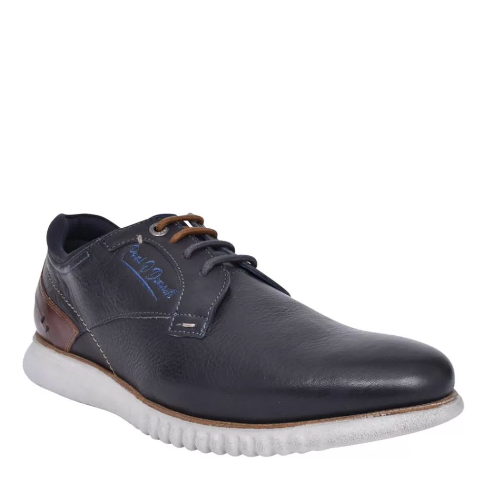 Mens POD Mens Corvette Lace Up Shoe In Navy