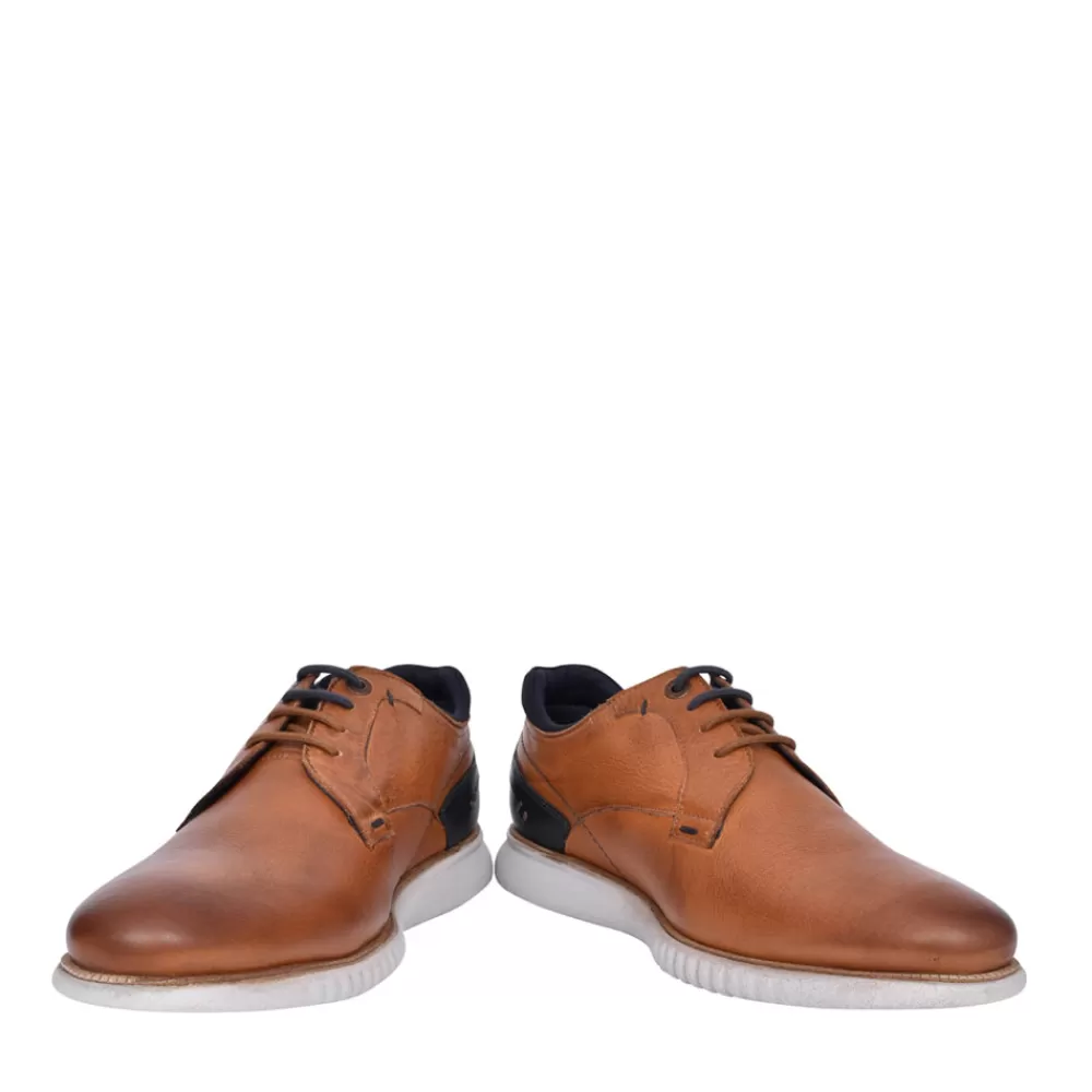 Mens POD Mens Corvette Lace Up Shoe In Tan