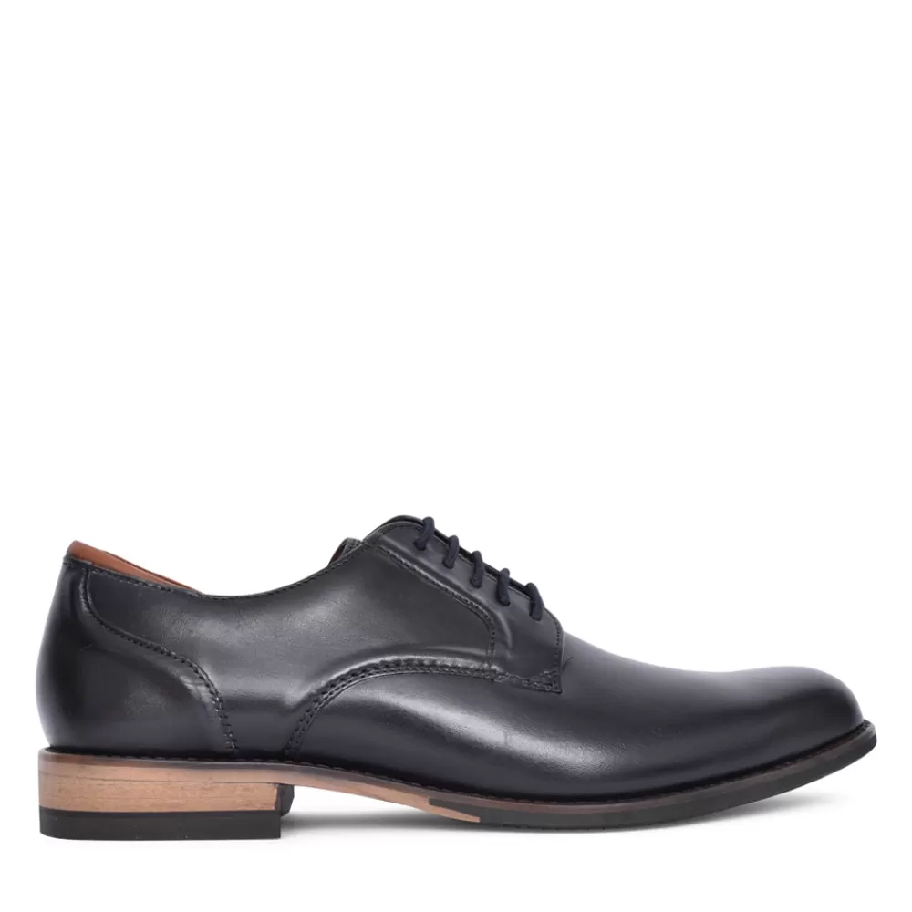 Mens CLARKS Mens Craft Arlo Lace Leather G-Fit Laced Shoe In Navy