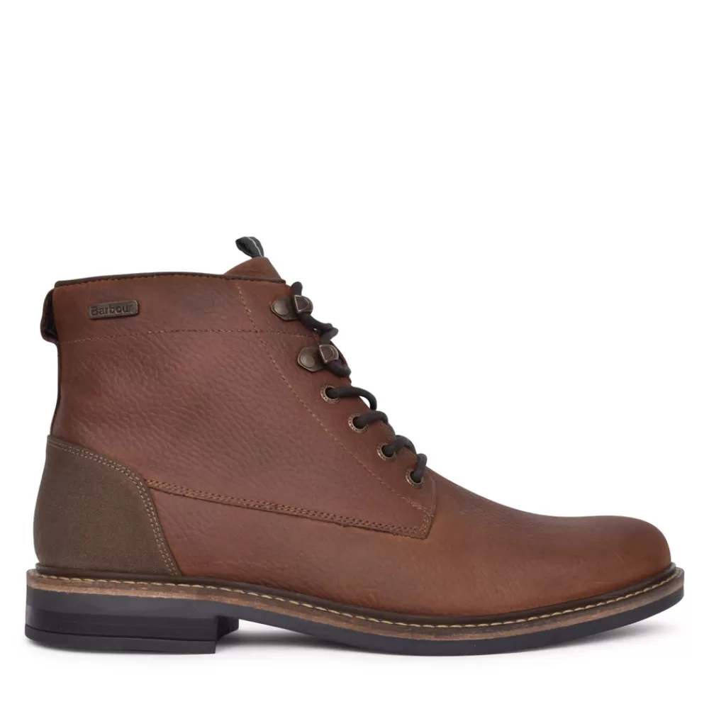 Mens BARBOUR Mens Deckham Ankle Boot In Cedar