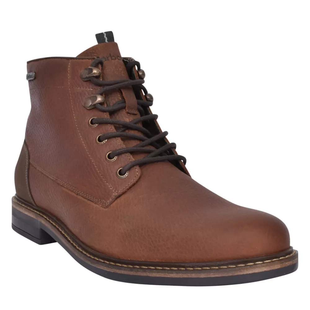 Mens BARBOUR Mens Deckham Ankle Boot In Cedar