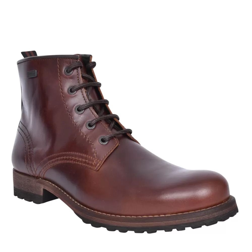 Mens BARBOUR Men's Dredd Ankle Boot In Brown