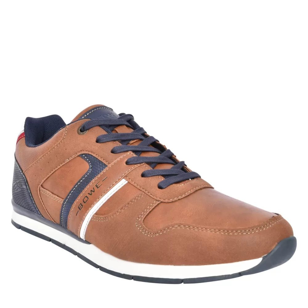 Mens BOWE CONCEPT Mens Eighteen Laced Trainer In Tan