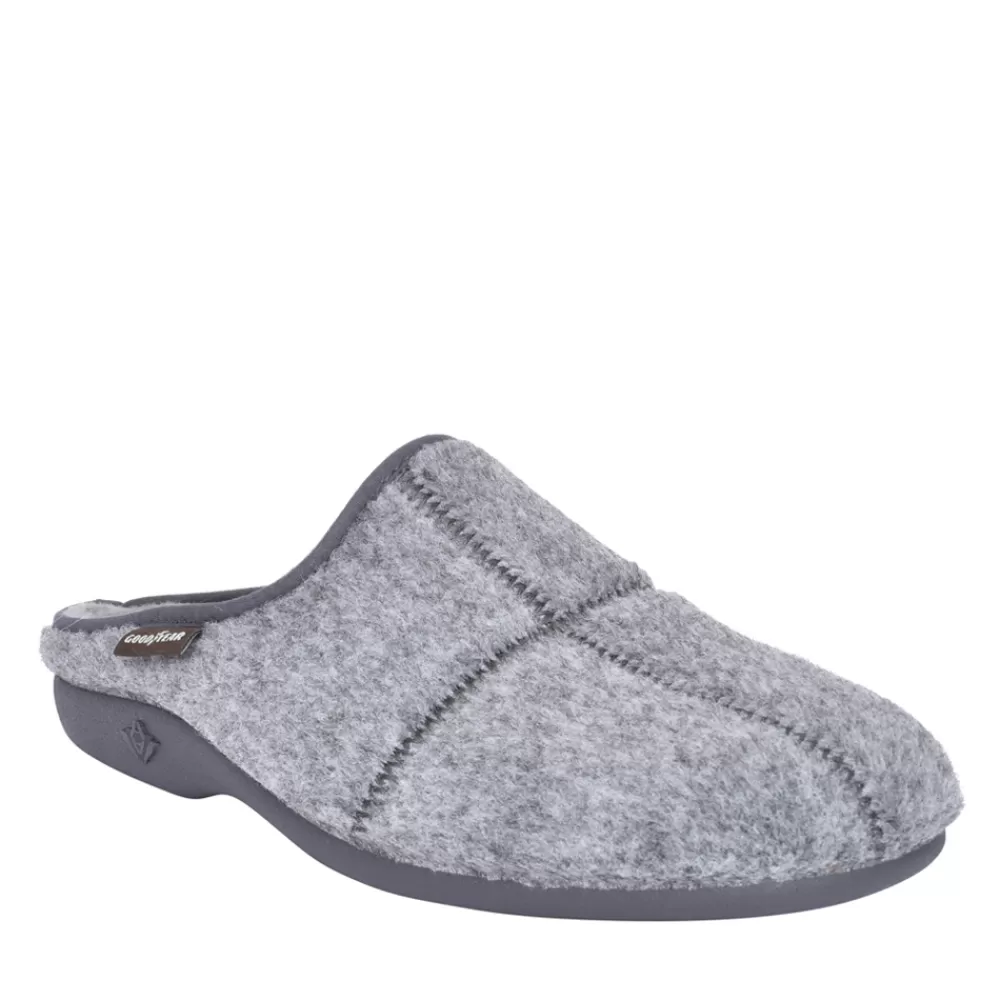 Mens GOODYEAR Mens Fiasco Kmg008 Mule Slipper In Light Grey