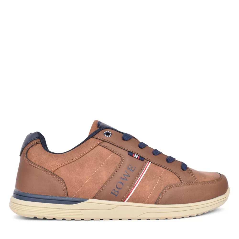 Mens BOWE CONCEPT Mens Fifteen Laced Trainer In Tobacco