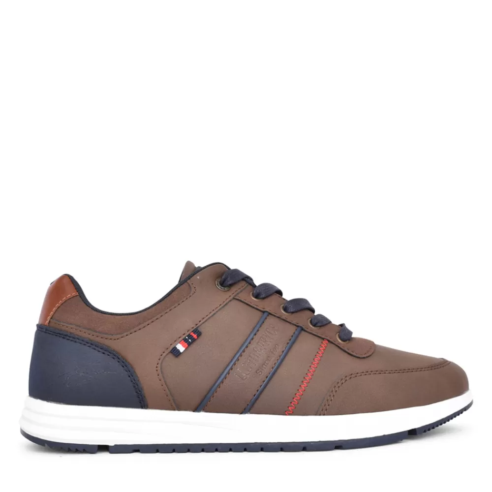 Mens LLOYD & PRYCE Mens Howley Laced Trainer In Tan