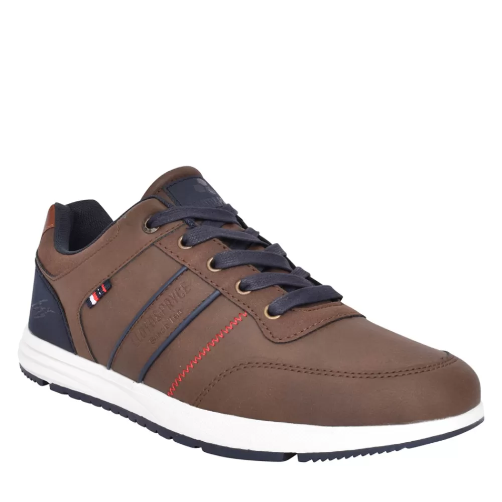 Mens LLOYD & PRYCE Mens Howley Laced Trainer In Tan