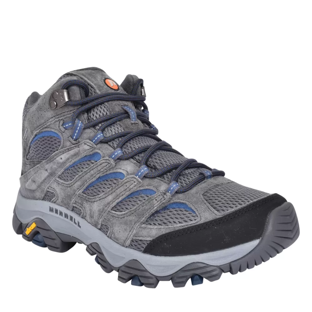 Mens MERRELL Mens J035789 Moab 3 Mid Gtx Walking Boot In Grey