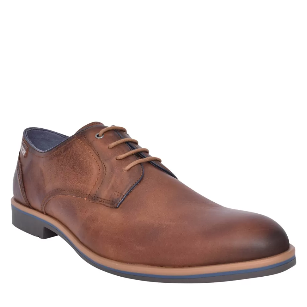 Mens PIKOLINOS Mens Leon Leather Shoe In Tan