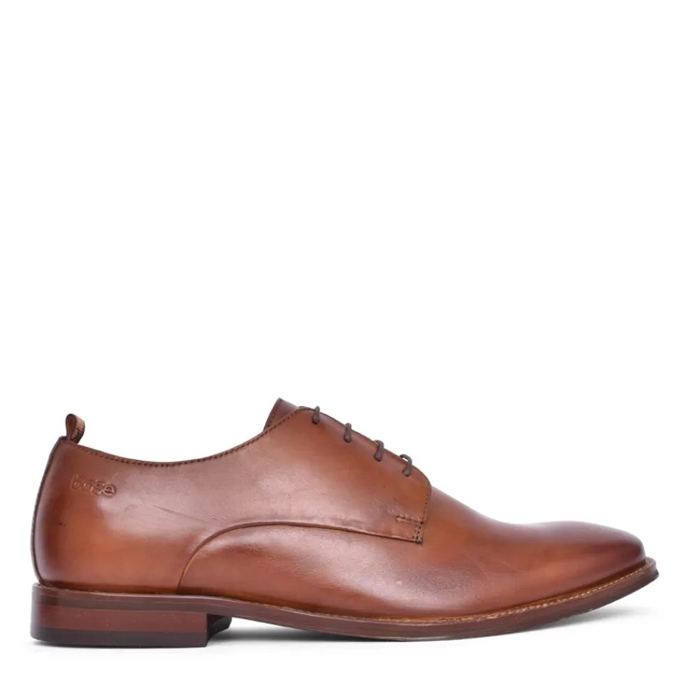 Mens BASE LONDON Men's Marley Derby Shoe In Tan