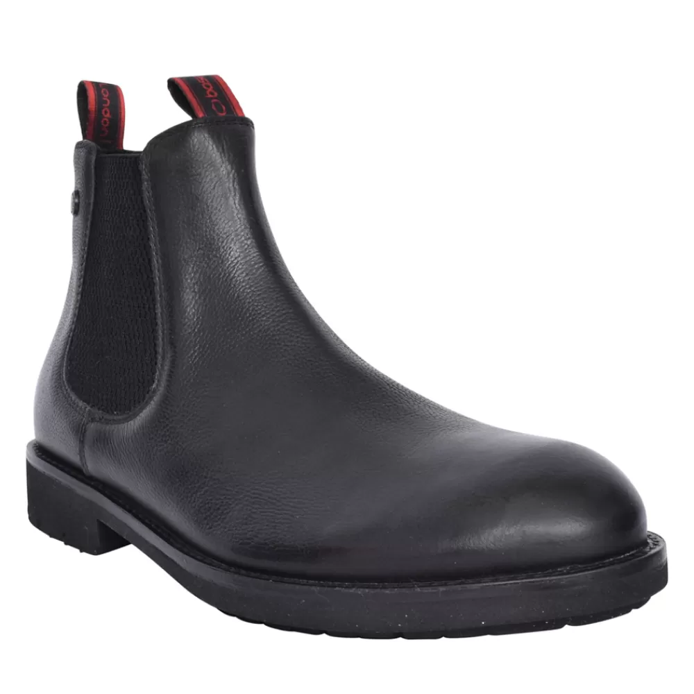 Mens BASE LONDON Mens Ozzy Chelsea Boot In Black