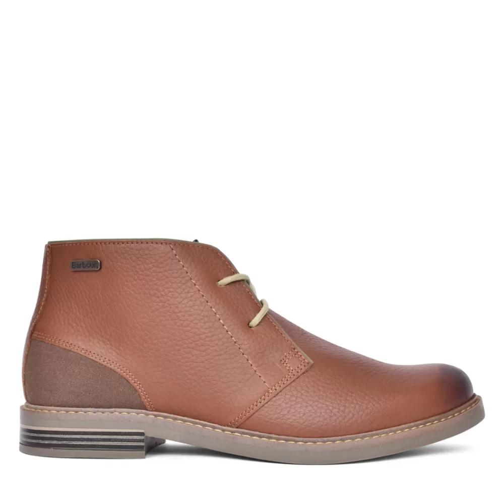 Mens BARBOUR Mens Readhead Laced Chukka Boot In Cognac