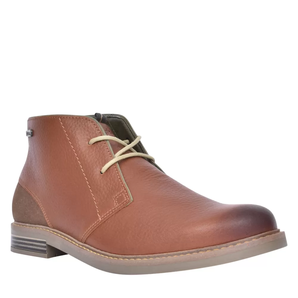 Mens BARBOUR Mens Readhead Laced Chukka Boot In Cognac