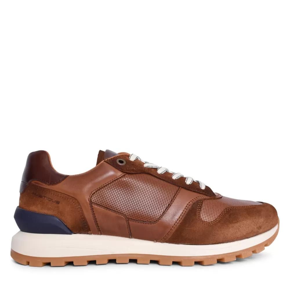 Mens AMBITIOUS Mens Silky 12729 Laced Trainer In Brown