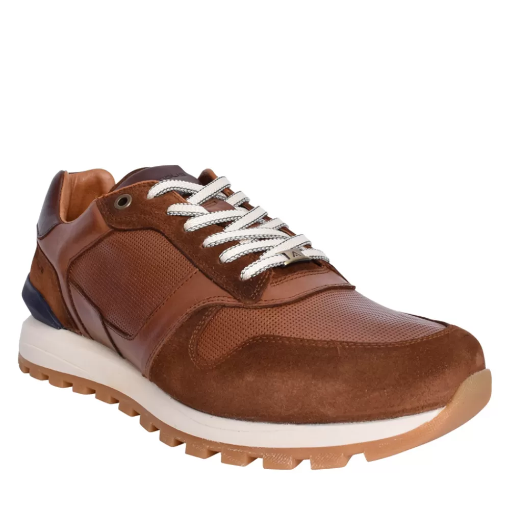 Mens AMBITIOUS Mens Silky 12729 Laced Trainer In Brown