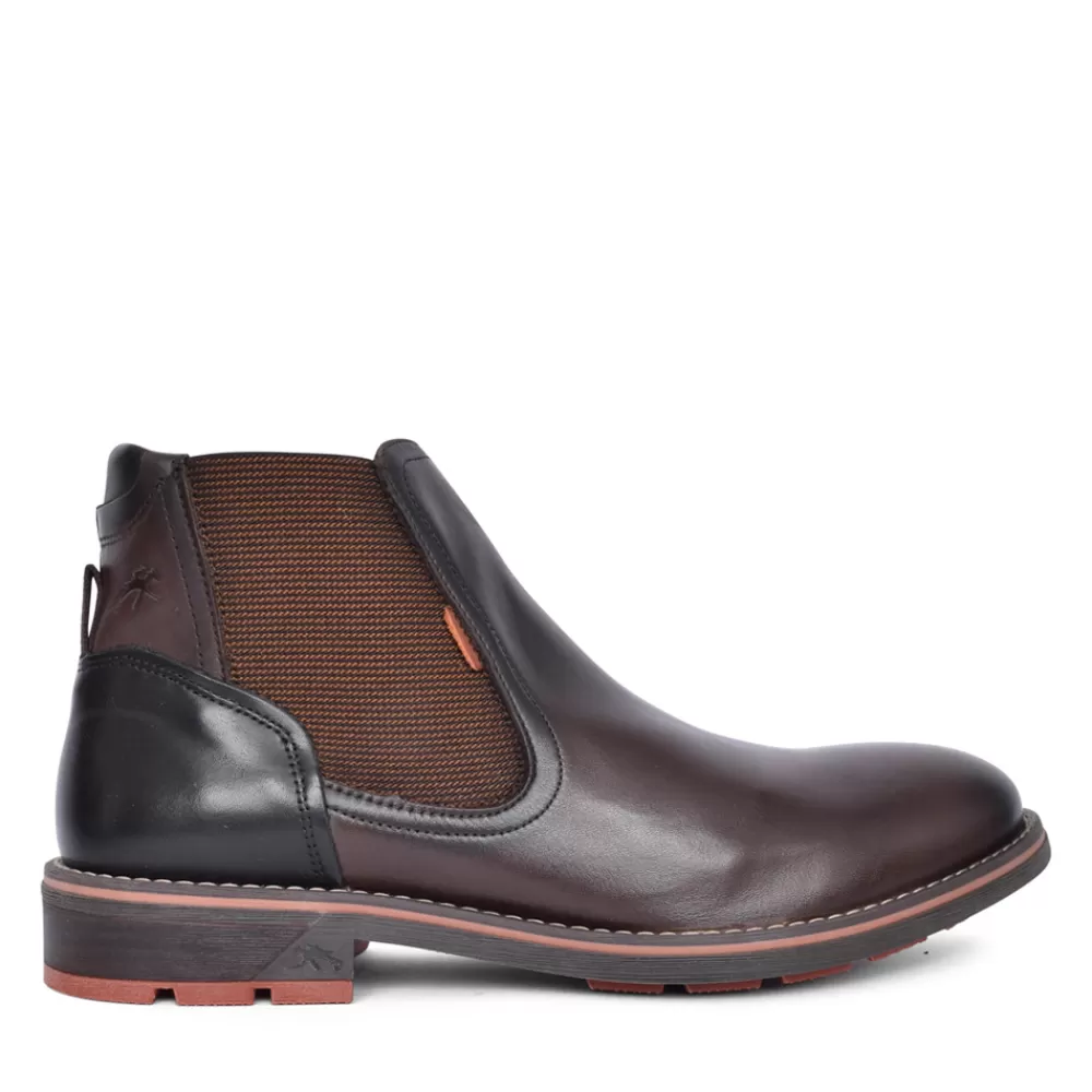 Mens FLUCHOS Mens Terry F1343 Chelsea Boot In Dark Brown